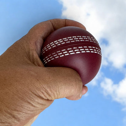 CRICKET-GIFTS - Large Cricket Ball Squeezy Stress Ball | Relieve Tension & Improve Focus | Ideal for Cricket Enthusiasts & Athletes | Incorporates Cricket Gift Keywords | 7cm