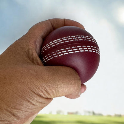 CRICKET-GIFTS - Large Cricket Ball Squeezy Stress Ball | Relieve Tension & Improve Focus | Ideal for Cricket Enthusiasts & Athletes | Incorporates Cricket Gift Keywords | 7cm