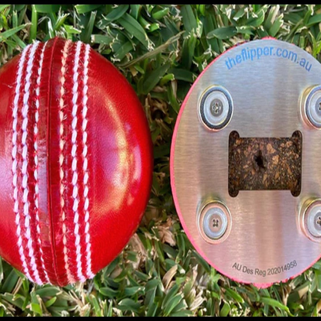 Half Cricket Ball Bottle Opener, Fridge Magnet and Paperweight