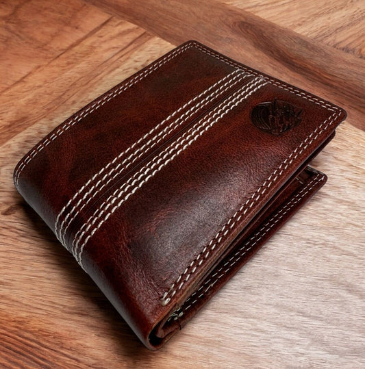 CRICKET-GIFTS The Ultimate Buffalo Leather Cricket Wallet with RFID