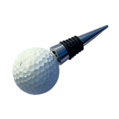 Golf Ball Wine and Spirits Bottle Stopper