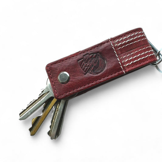 CRICKET-GIFTS Buffalo Leather Screw Key Chain