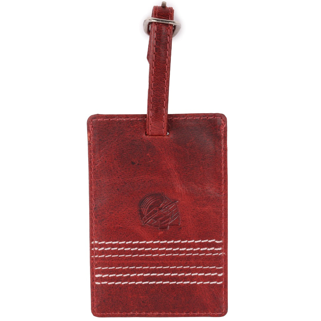 CRICKET-GIFTS Buffalo Leather Luggage Tag