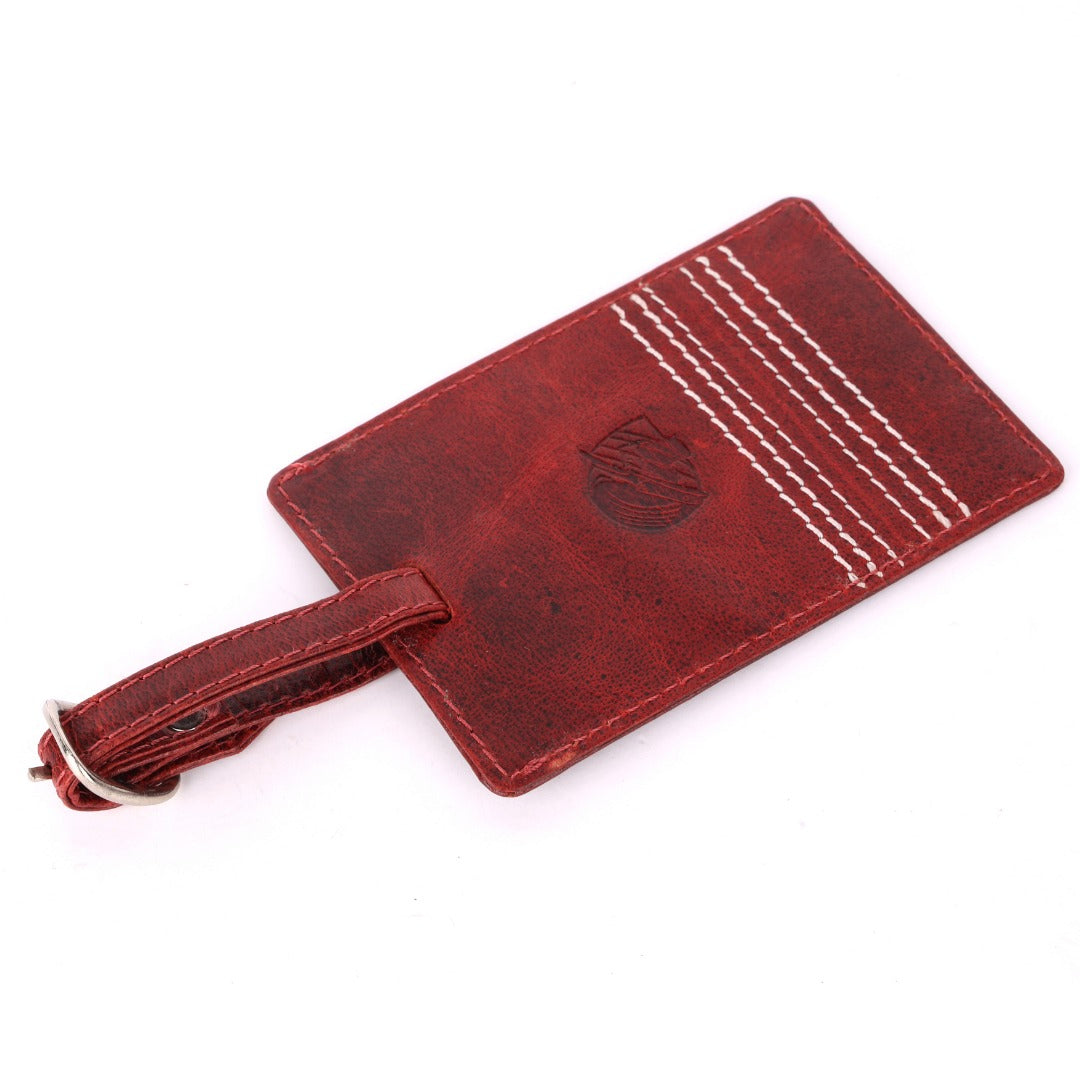 CRICKET-GIFTS Buffalo Leather Luggage Tag