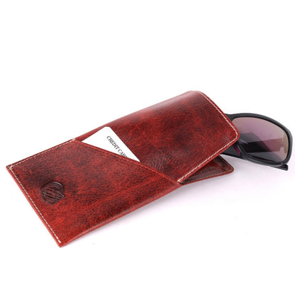 CRICKET-GIFTS Buffalo Leather Glasses Case