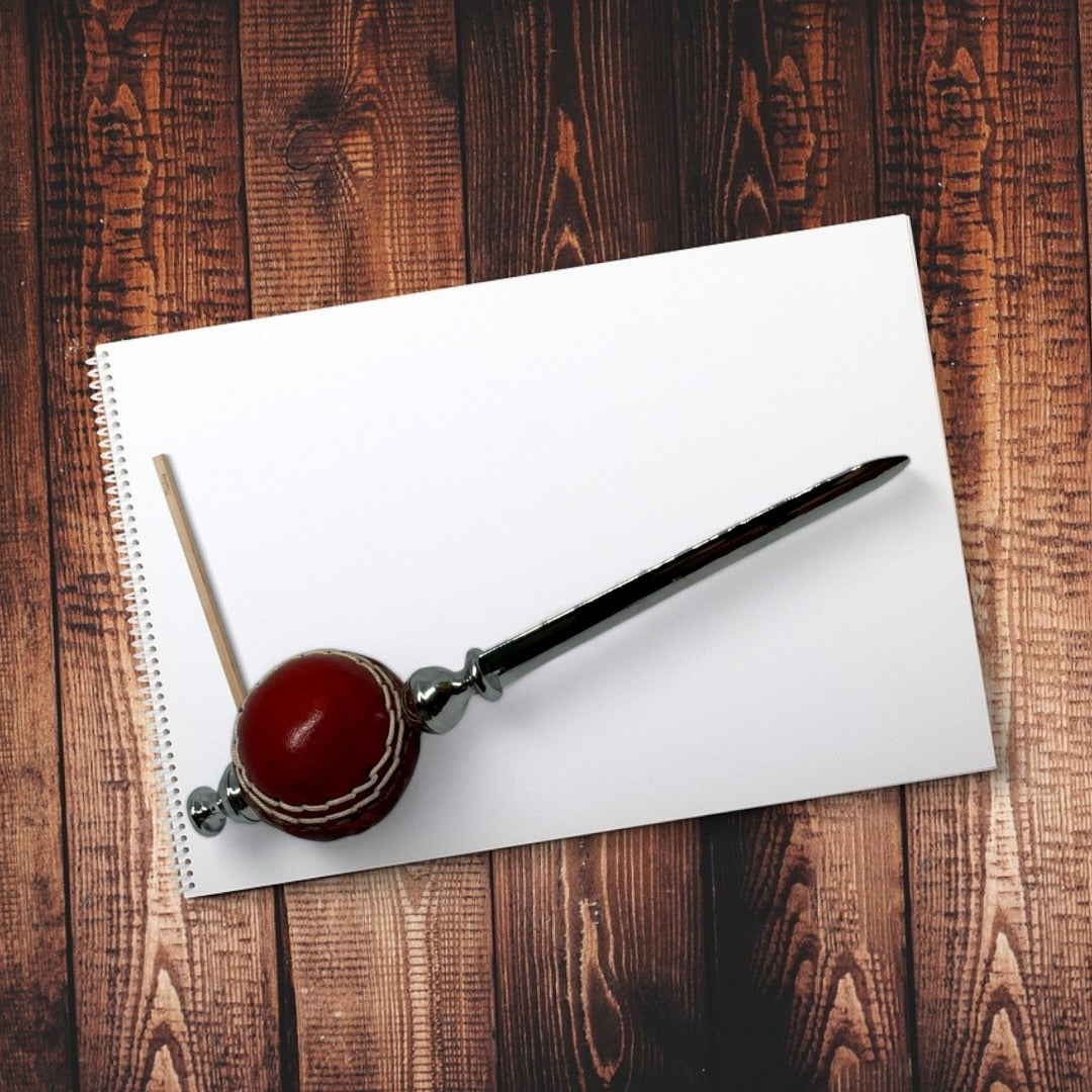 Miniature Leather Cricket Ball Letter Opener