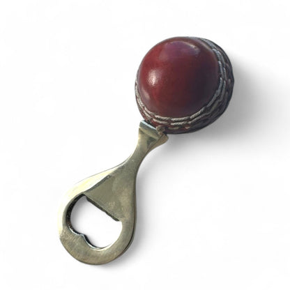 CRICKET-GIFTS Mini Cricket Ball Bottle Opener ? Unique Sports-Themed Bottle Opener Crafted from a Mini Cricket Ball ? Perfect Gift for Cricket Fans, Bar Accessories, and Home Use