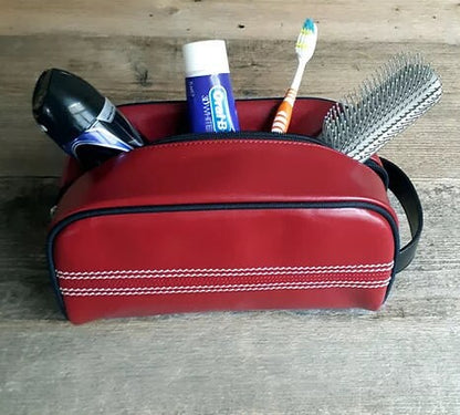 Cricket red toiletry bag