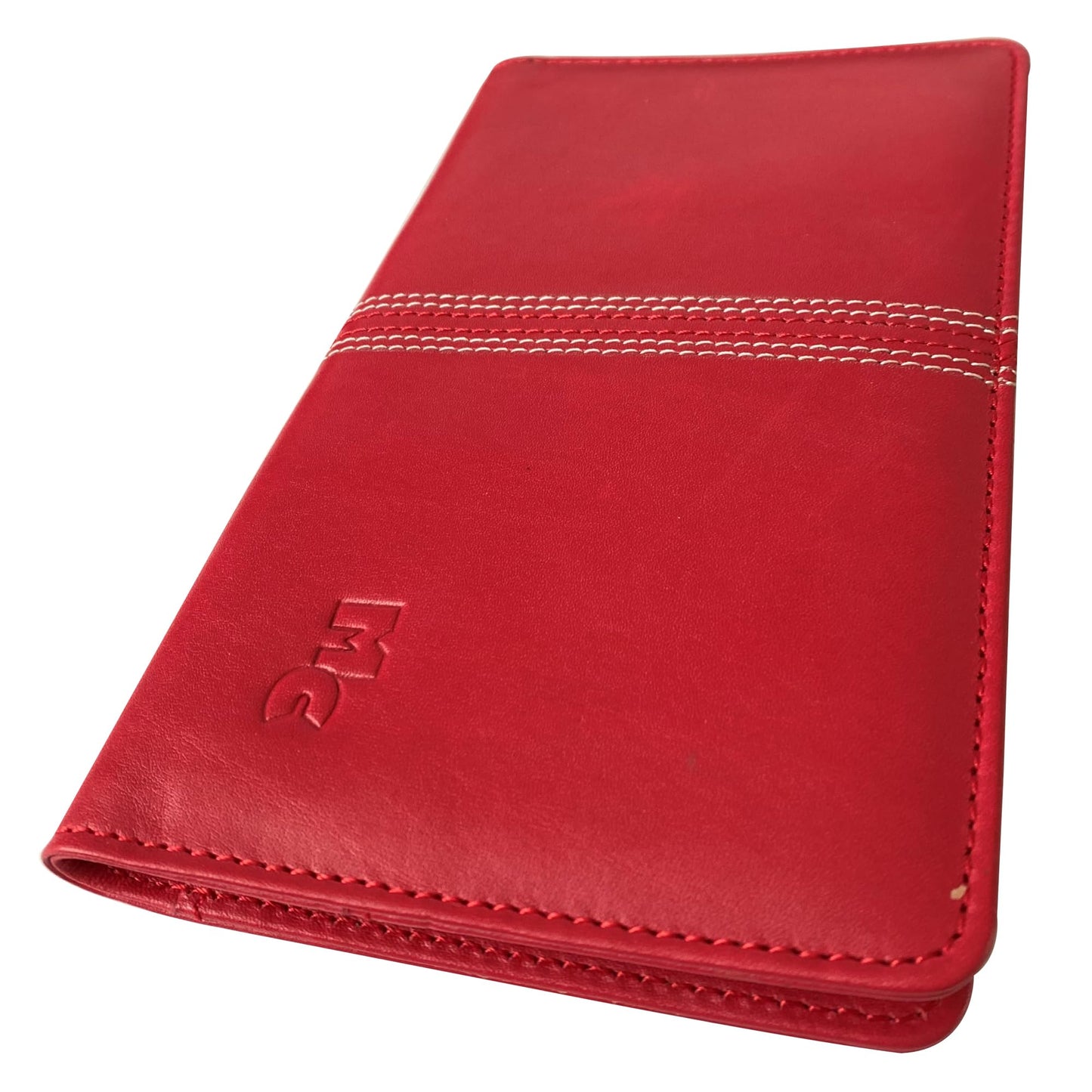 Embossed Real Cricket Leather Travel Wallet Passport Holder